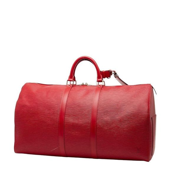Louis Vuitton Epi Keepall 55 M42957 Castilian Red Leather Women Louis Vuitton - Picture 2 of 10